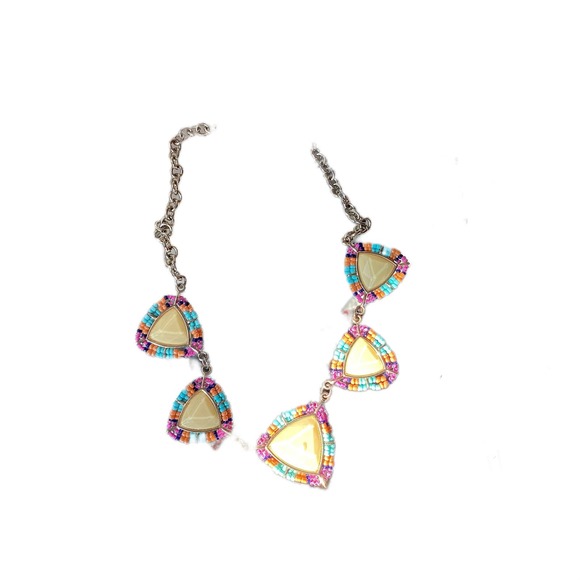 Multi Colored Gem stone necklace - Picture 11 of 13